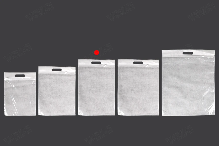 Qese plastike 300x450 mm (PE) me zinxhir - 20 copë Qese plastike 300x450 mm (PE) me zinxhir - 20 copë-