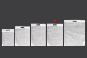 350x450 mm Plastiktüten (PE) mit Reißverschlüssen - 20 Stück-3