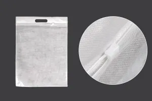 350x450 mm Plastiktüten (PE) mit Reißverschlüssen - 20 Stück-1