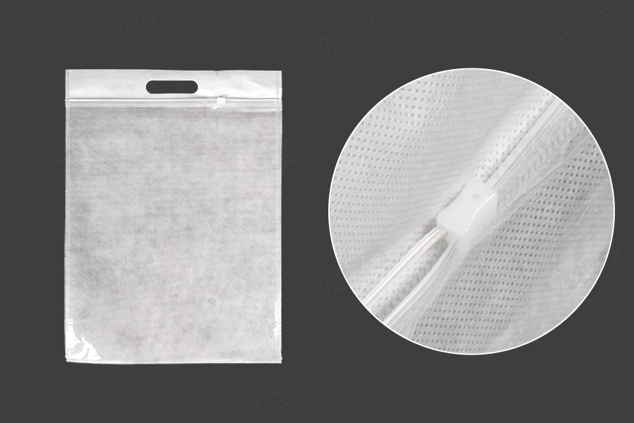 Σακουλάκια 350x450 mm πλαστικά (PE) με φερμουάρ - 20 τμχ-εικόνα_προϊοντική