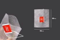 Σακουλάκια για τσάι 65x80 mm με καρτελάκι - 50 τμχ Σακουλάκια για τσάι 65x80 mm με καρτελάκι - 50 τμχ