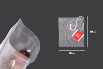 Σακουλάκια για τσάι 58x70 mm με καρτελάκι - 100 τμχ Σακουλάκια για τσάι 58x70 mm με καρτελάκι - 100 τμχ