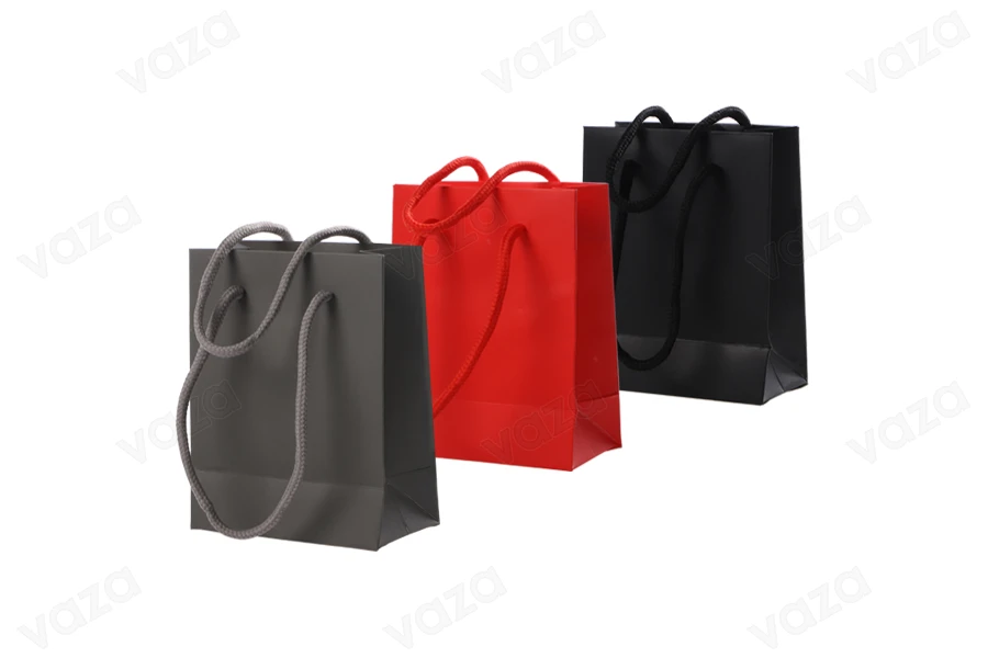 Borsa da regalo in carta 110x60x140 mm con cordino Borsa da regalo in carta 110x60x140 mm con cordino-immagine_prodotto