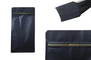 Σακουλάκια αλουμινίου τύπου Doy Pack με κλείσιμο "zip" και δυνατότητα σφράγισης με θερμοκόλληση 135x72x265 mm - 50 τμχ-4