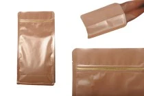 Σακουλάκια αλουμινίου τύπου Doy Pack με κλείσιμο "zip" και δυνατότητα σφράγισης με θερμοκόλληση 135x72x265 mm - 50 τμχ Σακουλάκια αλουμινίου τύπου Doy Pack με κλείσιμο "zip" και δυνατότητα σφράγισης με θερμοκόλληση 135x72x265 mm - 50 τμχ