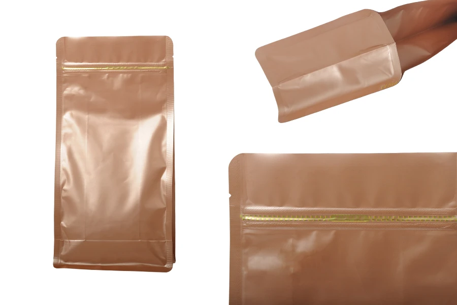 Σακουλάκια αλουμινίου τύπου Doy Pack με κλείσιμο "zip" και δυνατότητα σφράγισης με θερμοκόλληση 135x72x265 mm - 50 τμχ Σακουλάκια αλουμινίου τύπου Doy Pack με κλείσιμο "zip" και δυνατότητα σφράγισης με θερμοκόλληση 135x72x265 mm - 50 τμχ