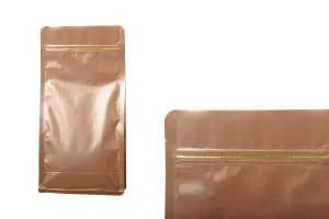 Σακουλάκια αλουμινίου τύπου Doy Pack με κλείσιμο "zip" και δυνατότητα σφράγισης με θερμοκόλληση 135x72x265 mm - 50 τμχ-10