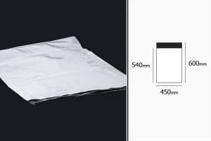 Wasserdichte Kurier-Transporttaschen mit Selbstklebeverschluss 450x600mm - 100 Stück (passend für Größe A2)-2