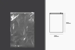 PE zipper bags in size 200x300 mm - 50 pcs-2