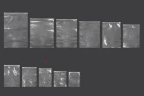 Σακουλάκια PE με φερμουάρ 200x300 mm - 50 τμχ