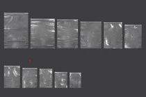 Sachets PE avec fermeture éclair 220 x 300 mm - 50 pcs