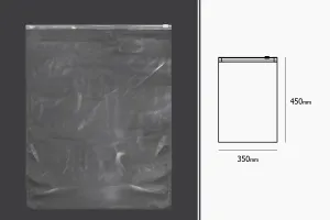 PE zipper bags in size 350x450 mm - 50 pcs-2