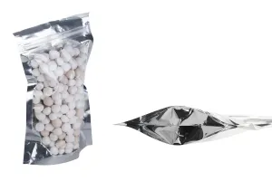 Σακουλάκια αλουμινίου τύπου Doy Pack, διάφανα με κλείσιμο "zip" και δυνατότητα σφράγισης με θερμοκόλληση  120x30x200 - 100 τμχ-1