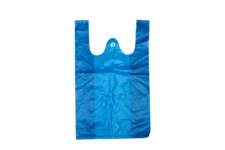 Blue plastic bag in size 20x32 cm - 100 pcs Blue plastic bag in size 20x32 cm - 100 pcs