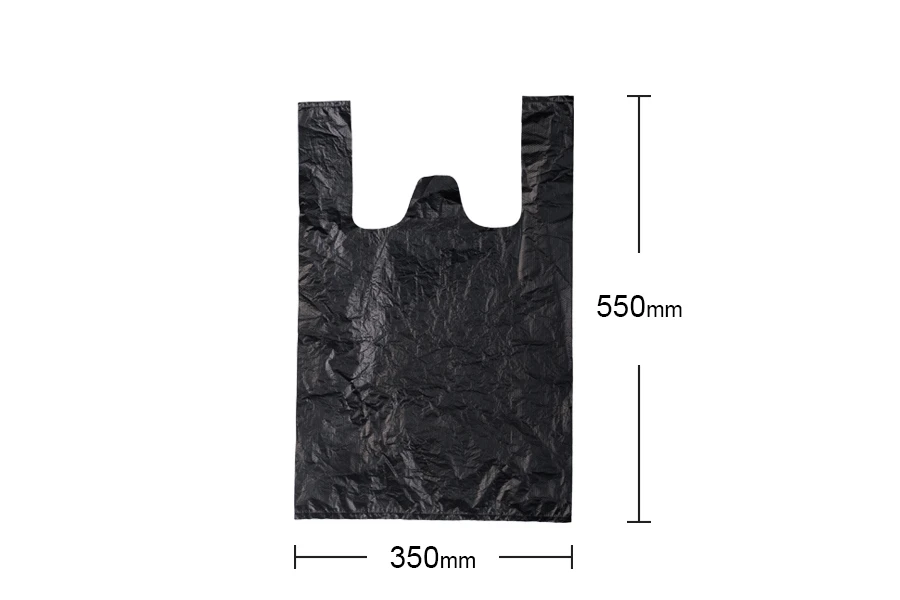 Plastiktüte 35x55 cm schwarz-100 Stücke