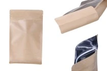 Σακουλάκια κραφτ τύπου Doy Pack 140x70x240 mm, χωρίς τρύπα, με κλείσιμο zip, εσωτερική επένδυση αλουμινίου και δυνατότητα σφράγισης με θερμοκόλληση - 50 τμχ Σακουλάκια κραφτ τύπου Doy Pack 140x70x240 mm, χωρίς τρύπα, με κλείσιμο zip, εσωτερική επένδυση αλουμινίου και δυνατότητα σφράγισης με θερμοκόλληση - 50 τμχ