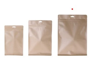 Taschen Kraft Formel Doy Pack-Verschluss „zip“, Aluminium Innenauskleidung und verschließbare durch Hitze 200x80x 290 mm - 50 Stk-3