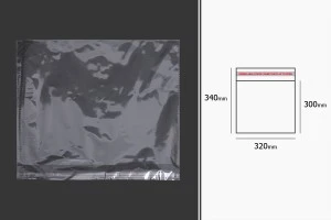 Beutel mit Klebeverschluss 320x340mm - 1000 Stücke-3