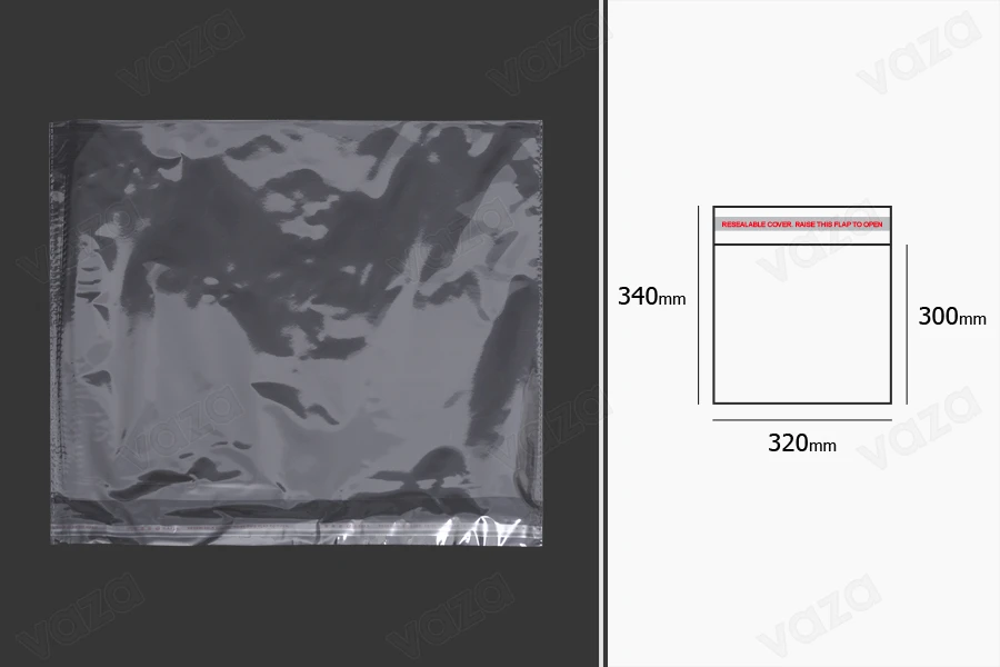 Qese transparente me mbyllje me ngjitje 320x340 mm - 1000 copë Qese transparente me mbyllje me ngjitje 320x340 mm - 1000 copë-εικόνα_σύνθεση