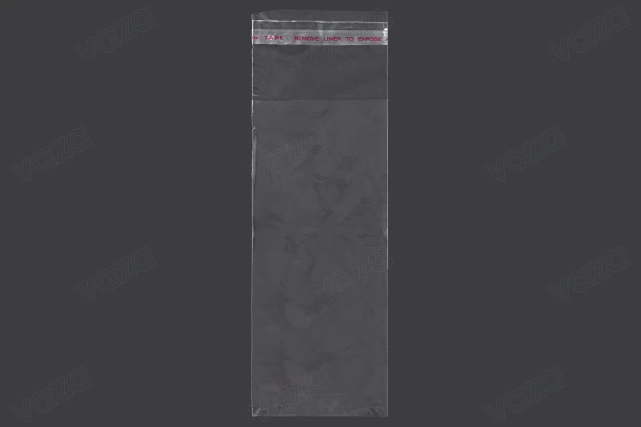 Klarsichtbeutel mit Selbstklebeverschluss 50x150mm - 1000 Stück-bildabmessungen