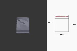 Sachets transparents avec fermeture auto-adhésive 100 x 150 mm - 1000 pcs-2