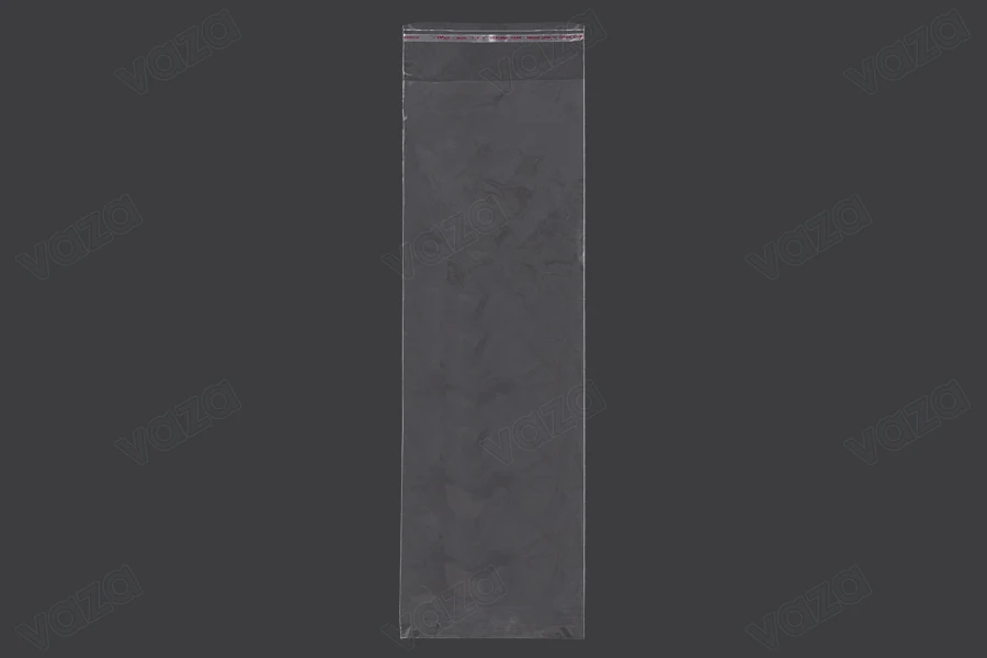 Klarsichtbeutel mit selbstklebendem Verschluss 130x430mm - 1000 Stck Klarsichtbeutel mit selbstklebendem Verschluss 130x430mm - 1000 Stck-εικόνα_διαστάσεις