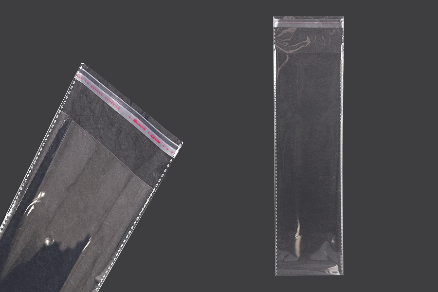 Transparente Beutel mit Selbstklebeverschluss 80x300mm - 1000 Stück