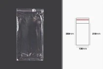 Transparente Beutel mit Selbstklebeverschluss 130x250mm - 1000 Stück