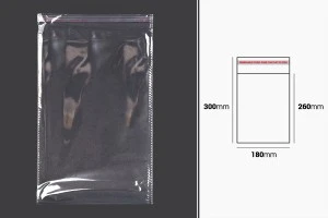 Bustine trasparenti con chiusura autoadesiva 180x300 mm - 1000 pz-2