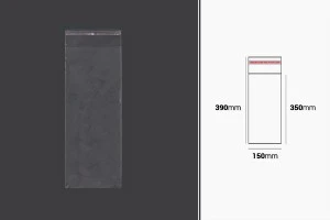 Bustine trasparenti con chiusura autoadesiva 150x390 mm  - 1000 pezzi-1