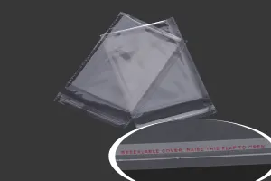Sachets transparents avec fermeture auto-adhésive 120 x 200 mm - 1000 pcs-2