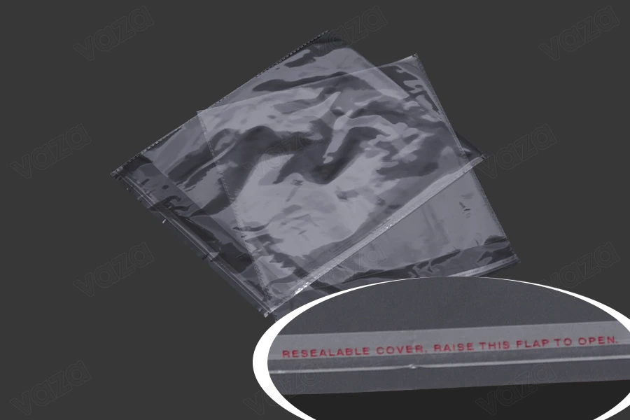 Transparent self-seal adhesive bags in size 240x300 mm - 1000 pcs-image_dimensions