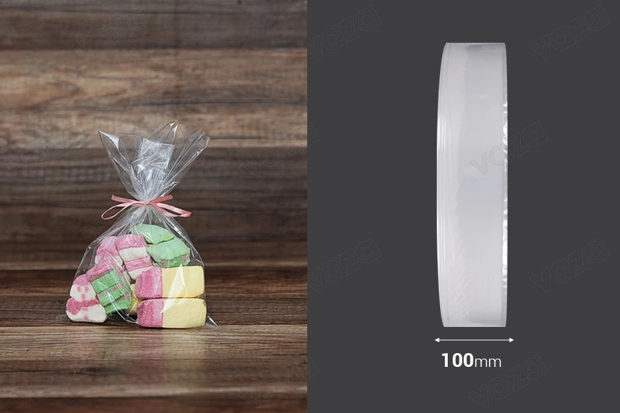 POF shrink bags in roll 2000 m - width 100 mm-image_dimensions