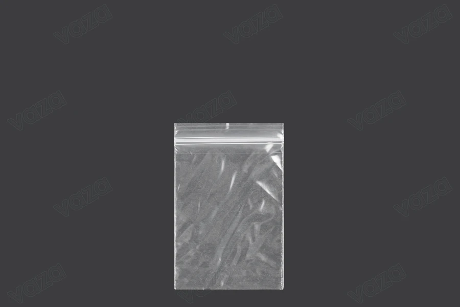 Qese me mbyllje zip 40x60 mm plastike transparente - 100 copë   -imazh_produkt