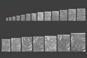 Transparent zip lock plastic bags in size 40x60 mm - 500 pcs-6