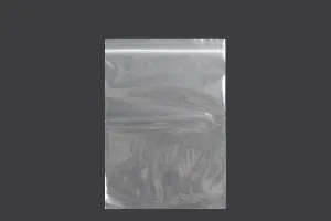 Transparent zip lock plastic bags in size 140x200 mm - 100 pcs-1