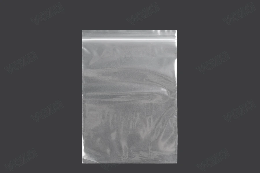 Σακουλάκια με κλείσιμο zip 140x200 mm διαφανή πλαστικά - 100 τμχ-εικόνα_προϊοντική