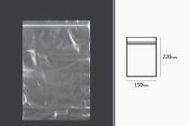 Σακουλάκια με κλείσιμο zip 150x220 mm διαφανή πλαστικά - 100 τμχ Σακουλάκια με κλείσιμο zip 150x220 mm διαφανή πλαστικά - 100 τμχ