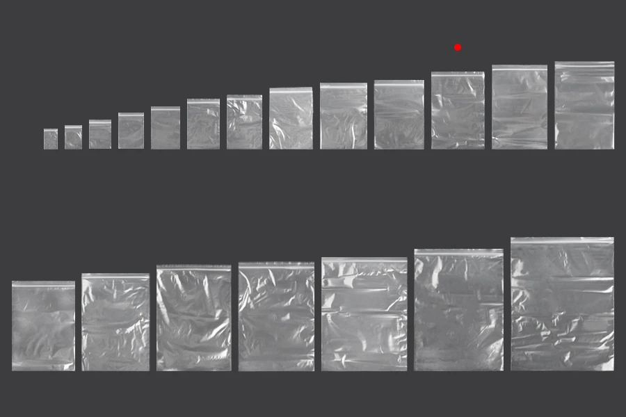 Σακουλάκια με κλείσιμο zip 150x220 mm διαφανή πλαστικά - 100 τμχ Σακουλάκια με κλείσιμο zip 150x220 mm διαφανή πλαστικά - 100 τμχ