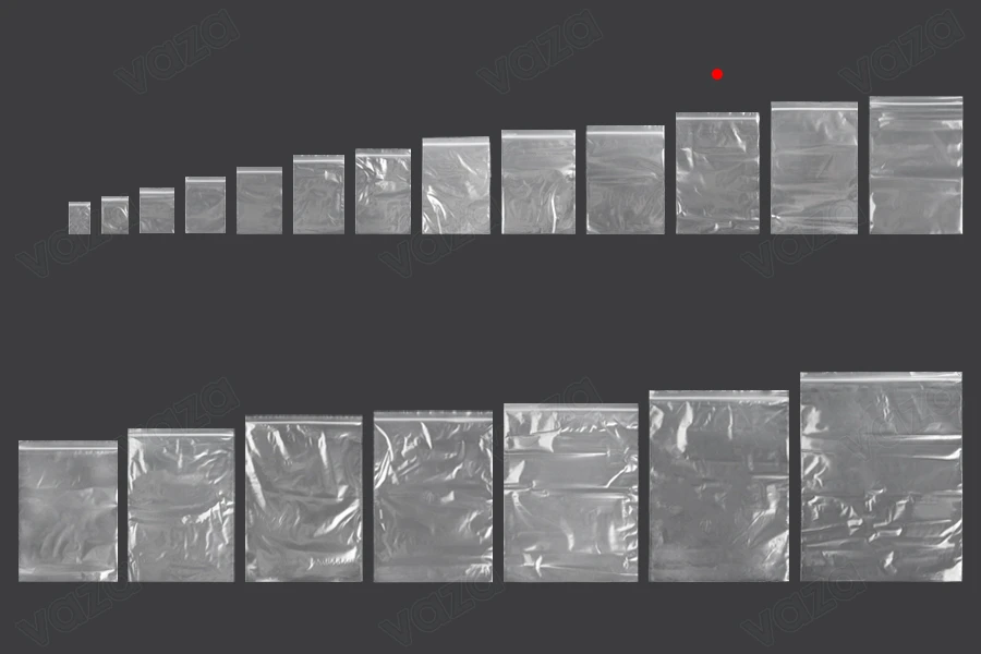 Transparent zip lock plastic bags in size 150x220 mm - 100 pcs Transparent zip lock plastic bags in size 150x220 mm - 100 pcs-image_group
