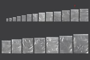 Σακουλάκια με κλείσιμο zip 160x230 mm διαφανή πλαστικά - 100 τμχ-7