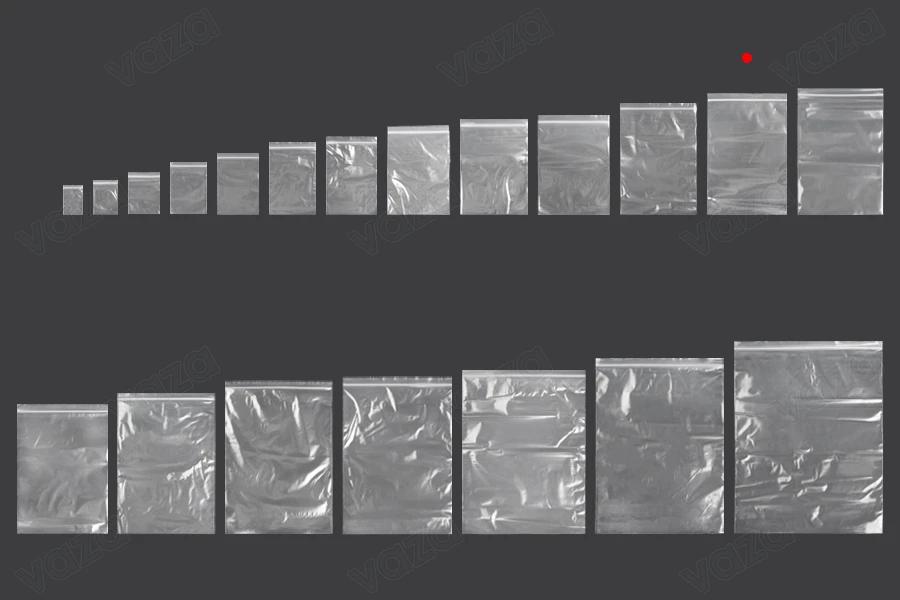 Plastikbeutel mit Druckverschluss 160x230 mm -100 Stücke-bildgruppe