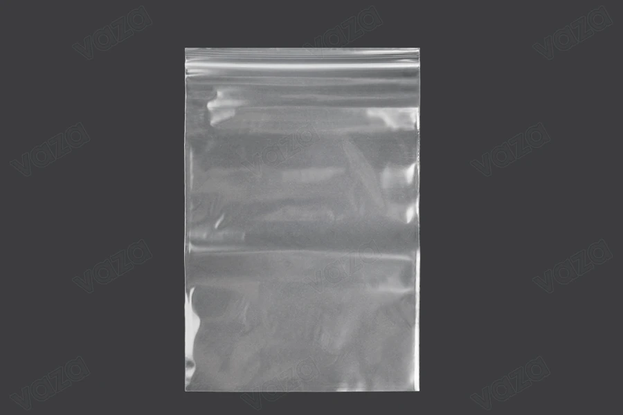 Σακουλάκια με κλείσιμο zip 170x250 mm διαφανή πλαστικά - 100 τμχ-εικόνα_προϊοντική