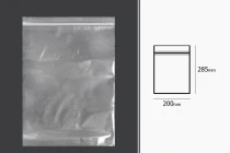 Σακουλάκια με κλείσιμο zip 200x285 mm διαφανή πλαστικά - 100 τμχ