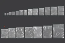 Σακουλάκια με κλείσιμο zip 200x285 mm διαφανή πλαστικά - 100 τμχ