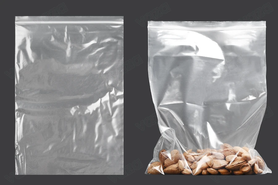Bustine di plastica con chiusura a zip  220x320 mm trasparenti – 100 pz-gruppo_immagini