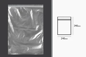 Sachets en plastique avec fermeture éclair 240 x 340 mm - 100 pcs-2