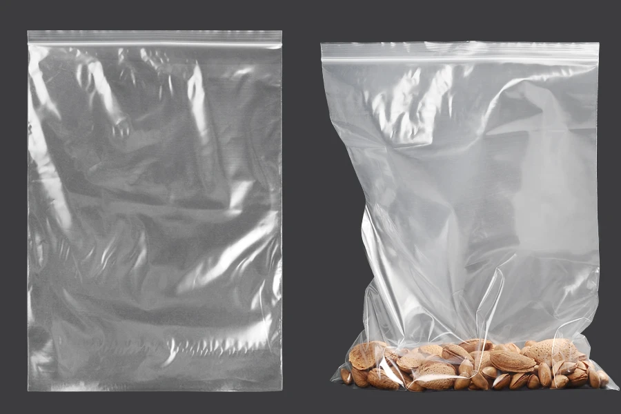 Sachets en plastique avec fermeture éclair 240 x 340 mm - 100 pcs Sachets en plastique avec fermeture éclair 240 x 340 mm - 100 pcs