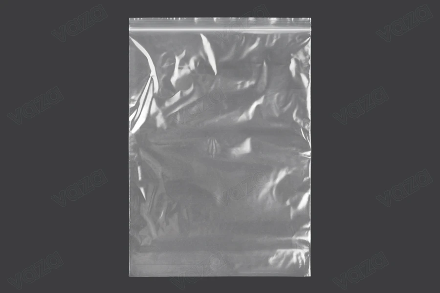 Qese me mbyllje zip 250x355 mm plastike transparente - 100 copë Qese me mbyllje zip 250x355 mm plastike transparente - 100 copë -imazh_produkt