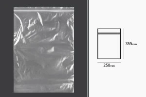 Σακουλάκια με κλείσιμο zip 250x355 mm διαφανή πλαστικά - 100 τμχ-2